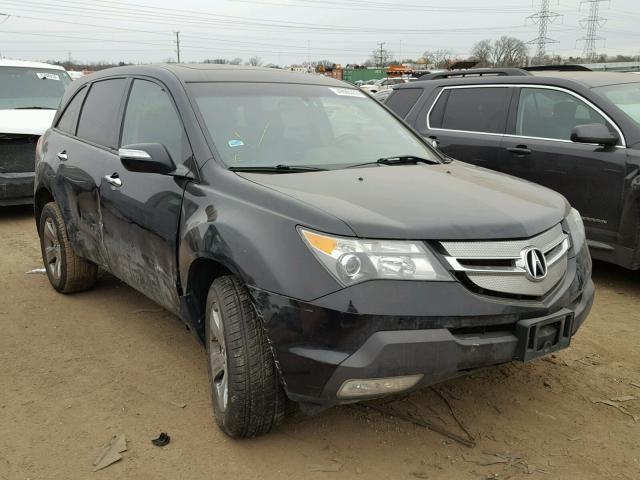 2HNYD28597H518658 - 2007 ACURA MDX SPORT BLACK photo 1