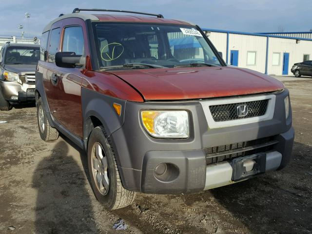 5J6YH286X4L010341 - 2004 HONDA ELEMENT EX ORANGE photo 1