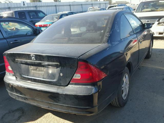 1HGEM22502L109463 - 2002 HONDA CIVIC LX BLACK photo 4