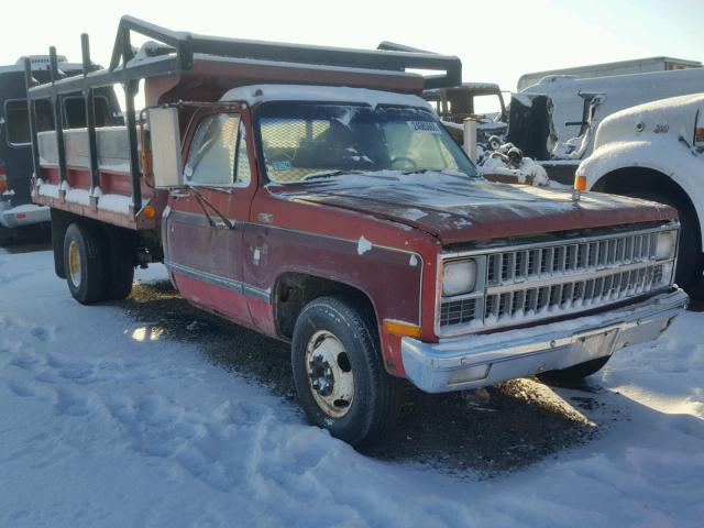 1GDHC34J5CV576975 - 1982 GMC C3500 RED photo 1