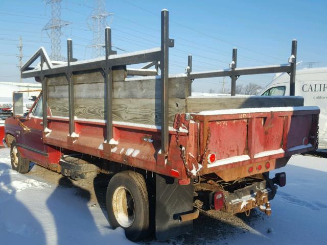 1GDHC34J5CV576975 - 1982 GMC C3500 RED photo 3