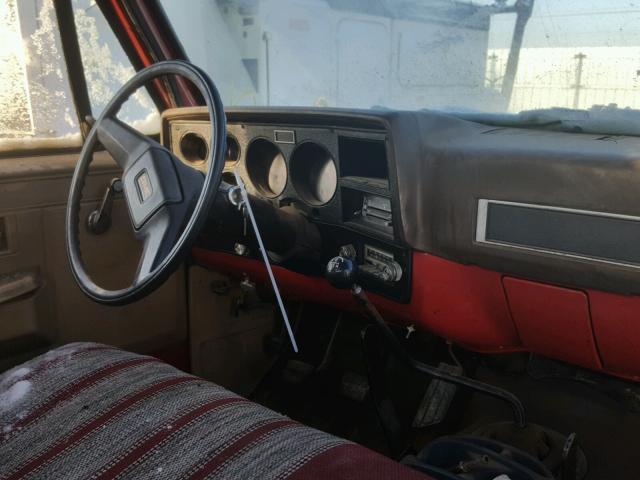 1GDHC34J5CV576975 - 1982 GMC C3500 RED photo 9