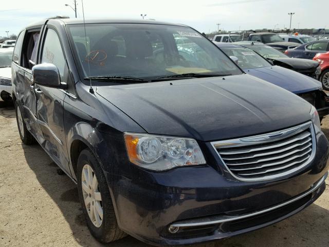 2C4RC1CG2CR227987 - 2012 CHRYSLER TOWN & COU BLUE photo 1