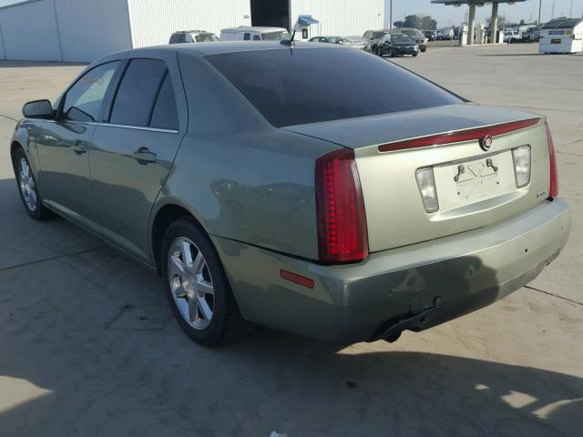 1G6DW677450225151 - 2005 CADILLAC STS GREEN photo 3