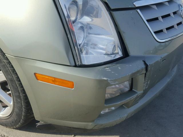1G6DW677450225151 - 2005 CADILLAC STS GREEN photo 9