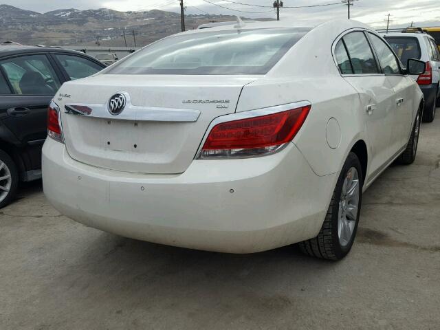 1G4GD5EG5AF203109 - 2010 BUICK LACROSSE C WHITE photo 4