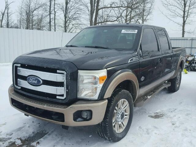 1FT7W2BT5EEA08492 - 2014 FORD F250 SUPER BLACK photo 2