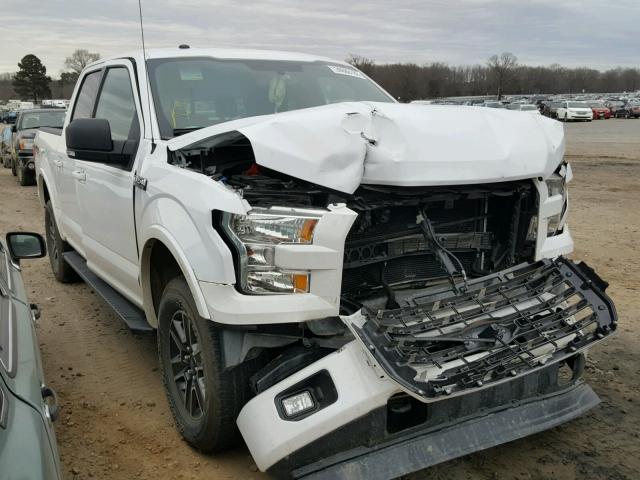 1FTEW1EF7HKC51654 - 2017 FORD F150 SUPER WHITE photo 1