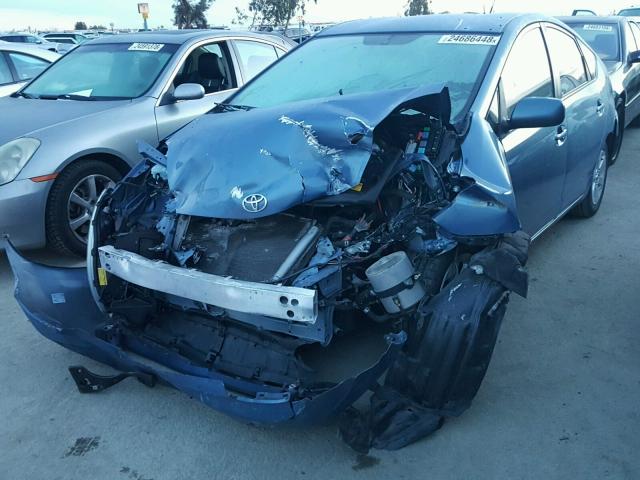 JTDKB20U587744939 - 2008 TOYOTA PRIUS BLUE photo 2