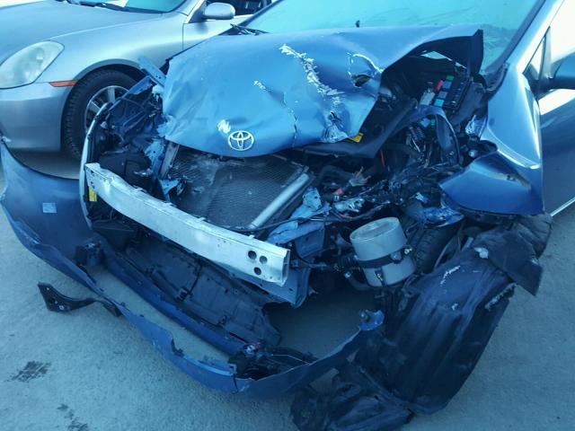 JTDKB20U587744939 - 2008 TOYOTA PRIUS BLUE photo 9