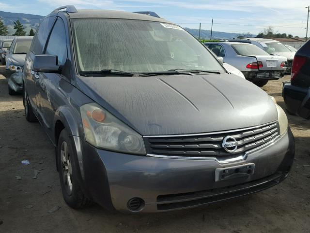 5N1BV28U98N114215 - 2008 NISSAN QUEST S GRAY photo 1