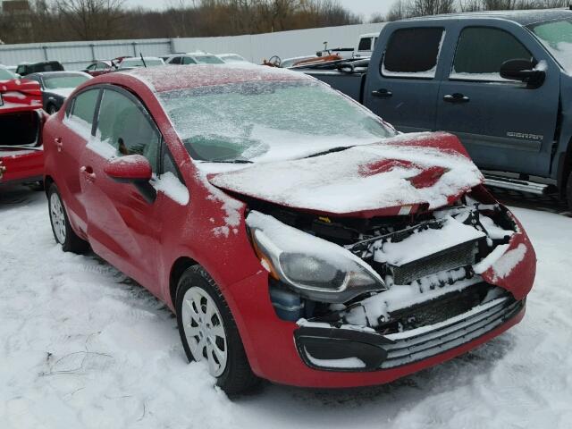 KNADM4A38D6291417 - 2013 KIA RIO LX Կարմիր լուսանկար 1