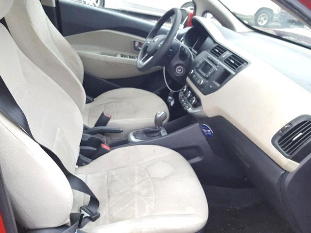 KNADM4A38D6291417 - 2013 KIA RIO LX Կարմիր լուսանկար 5