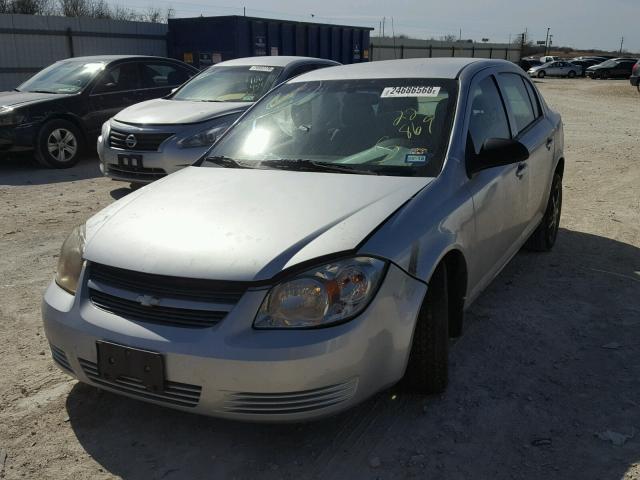 1G1AK58F987221869 - 2008 CHEVROLET COBALT LS SILVER photo 2