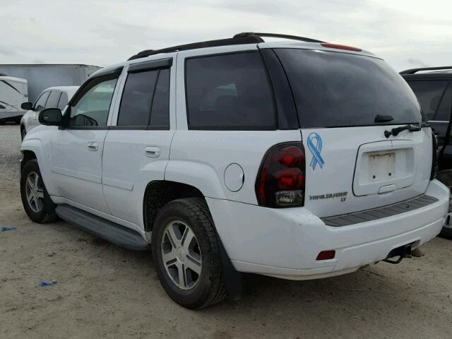 1GNDS13S462156321 - 2006 CHEVROLET TRAILBLAZE WHITE photo 3