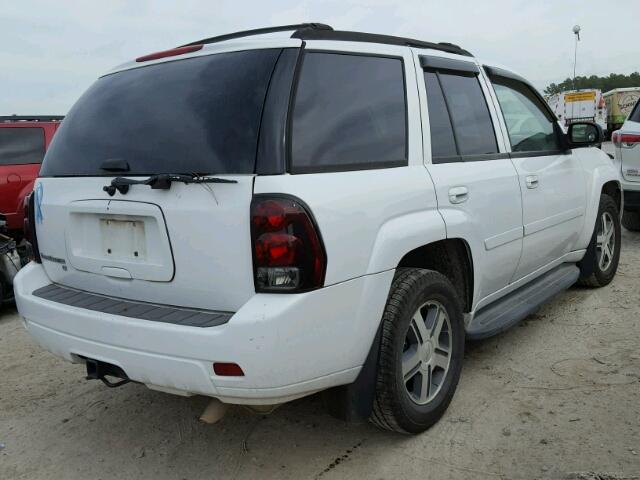 1GNDS13S462156321 - 2006 CHEVROLET TRAILBLAZE WHITE photo 4