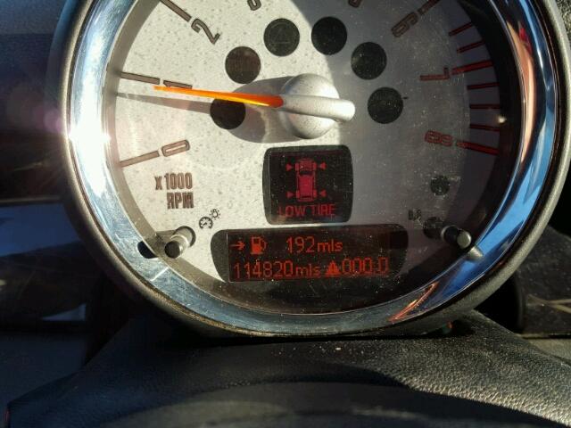 WMWMM935X9TF99079 - 2009 MINI COOPER CLU RED photo 8