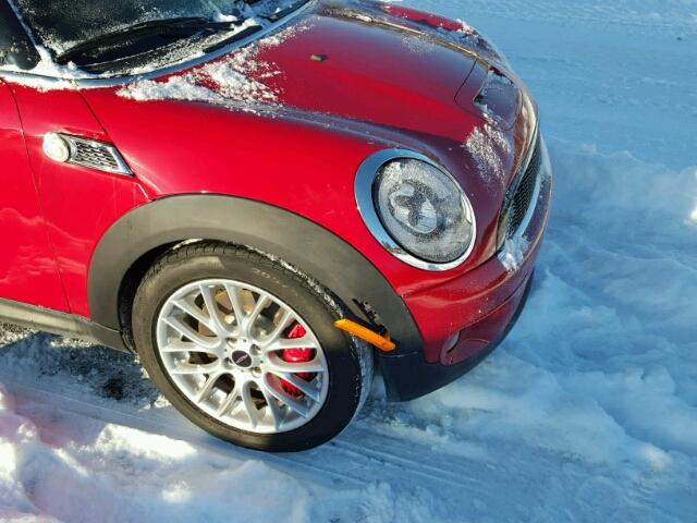 WMWMM935X9TF99079 - 2009 MINI COOPER CLU RED photo 9