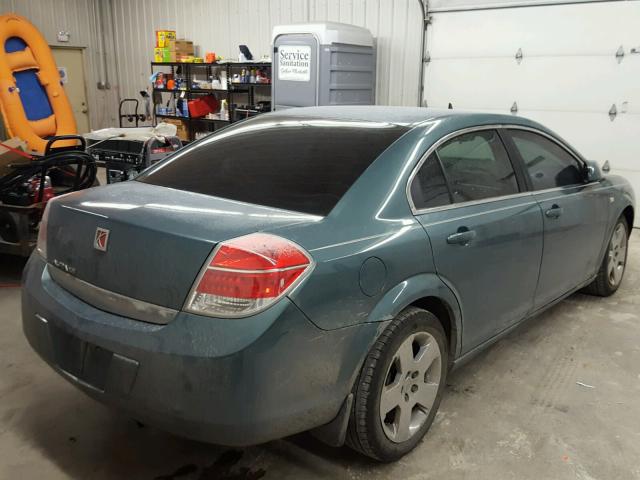 1G8ZS57B39F102824 - 2009 SATURN AURA XE TEAL photo 4