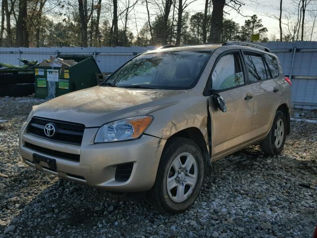 2T3BF4DVXBW131813 - 2011 TOYOTA RAV4 GOLD photo 2