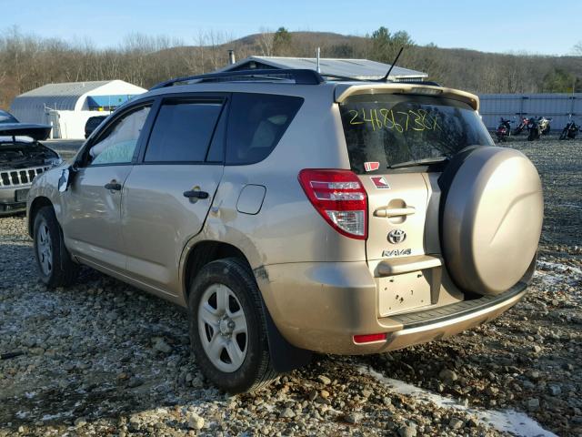 2T3BF4DVXBW131813 - 2011 TOYOTA RAV4 GOLD photo 3