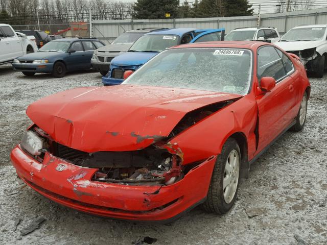 JHMBB2252NC007155 - 1992 HONDA PRELUDE SI RED photo 2