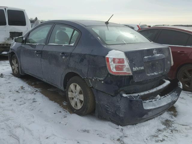 3N1AB61E67L659146 - 2007 NISSAN SENTRA 2.0 BLUE photo 3