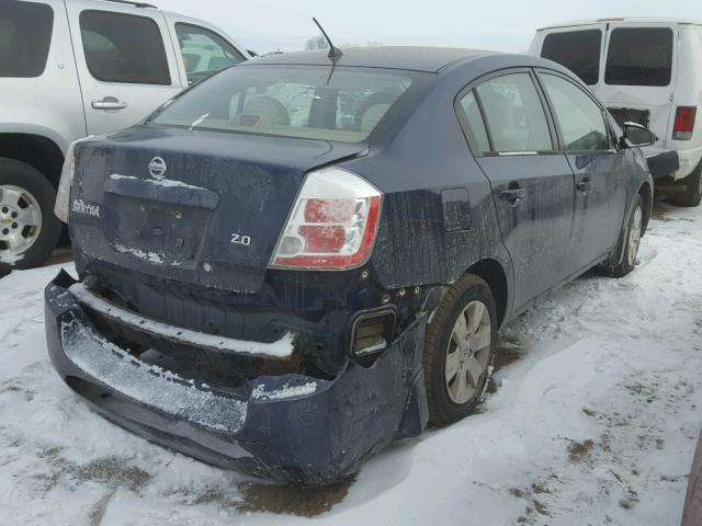 3N1AB61E67L659146 - 2007 NISSAN SENTRA 2.0 BLUE photo 4