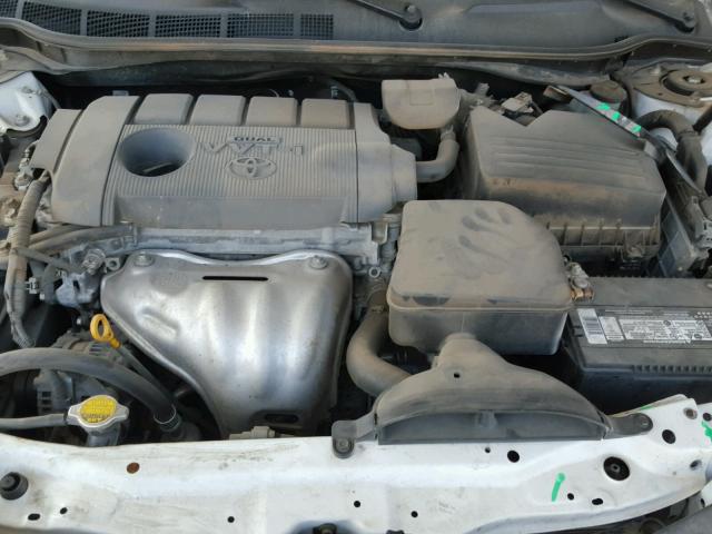 4T4BF3EK5BR111174 - 2011 TOYOTA CAMRY BASE WHITE photo 7