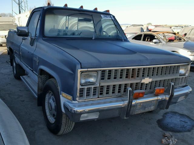 1GCGC24M9BZ142215 - 1981 CHEVROLET C20 BLUE photo 1