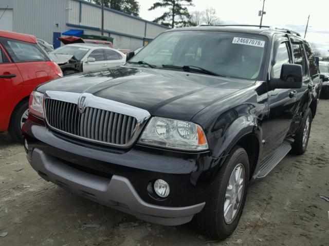 5LMEU68H14ZJ26269 - 2004 LINCOLN AVIATOR BLACK photo 2