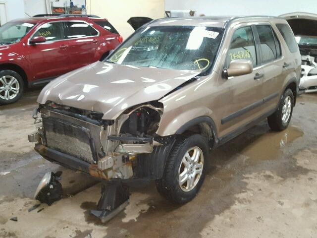 SHSRD78874U217107 - 2004 HONDA CR-V EX GOLD photo 2