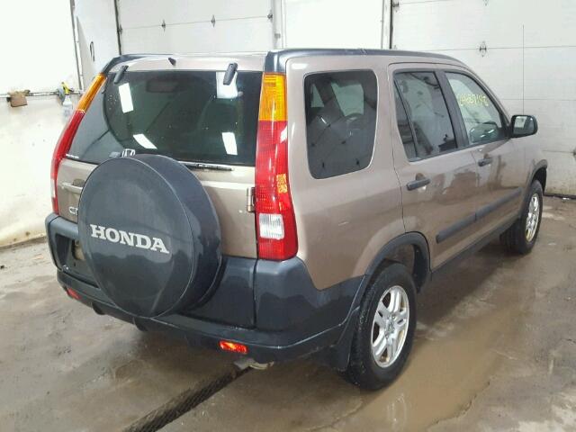 SHSRD78874U217107 - 2004 HONDA CR-V EX GOLD photo 4