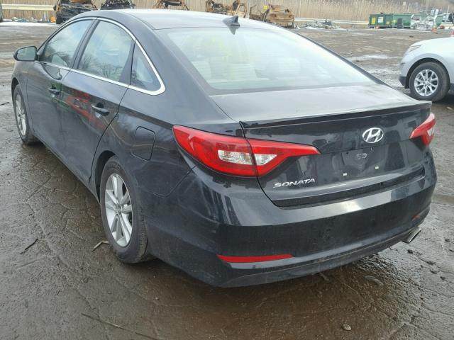 5NPE24AF6HH569671 - 2017 HYUNDAI SONATA SE BLACK photo 3