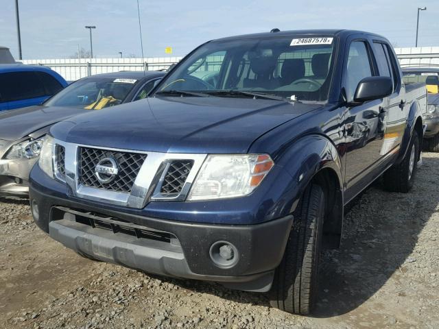 1N6AD0EV4BC425331 - 2011 NISSAN FRONTIER S BLUE photo 2