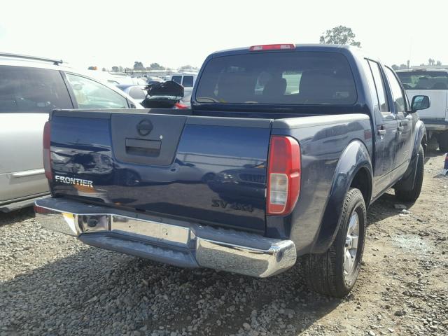 1N6AD0EV4BC425331 - 2011 NISSAN FRONTIER S BLUE photo 4