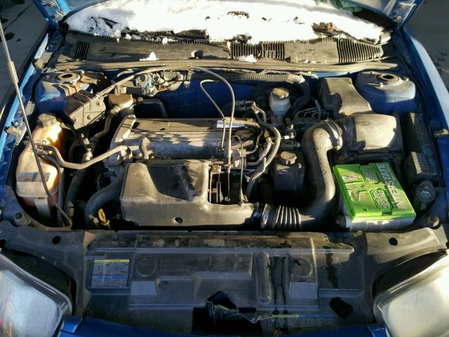 1G1JC12F837294397 - 2003 CHEVROLET CAVALIER BLUE photo 7