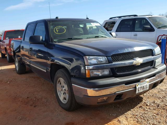 2GCEC13T551235921 - 2005 CHEVROLET SILVERADO BLUE photo 1