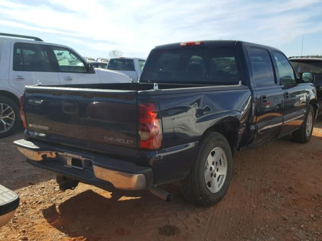 2GCEC13T551235921 - 2005 CHEVROLET SILVERADO BLUE photo 4