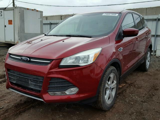 1FMCU0G99DUC27073 - 2013 FORD ESCAPE SE MAROON photo 2