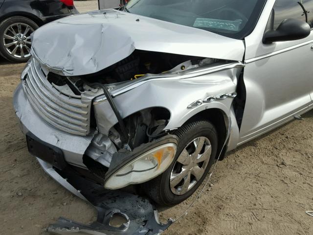 3A8FY48B98T214699 - 2008 CHRYSLER PT CRUISER SILVER photo 9