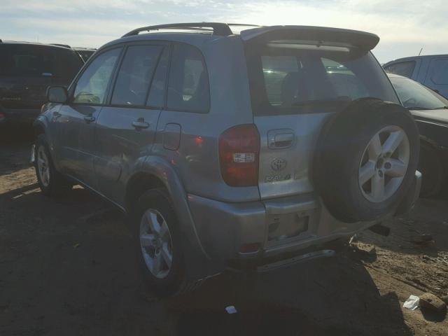 JTEHD20V540027548 - 2004 TOYOTA RAV4 SILVER photo 3