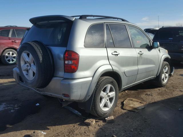 JTEHD20V540027548 - 2004 TOYOTA RAV4 SILVER photo 4