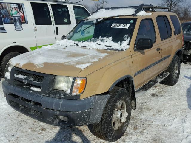 5N1ED28Y81C563941 - 2001 NISSAN XTERRA XE GOLD photo 2