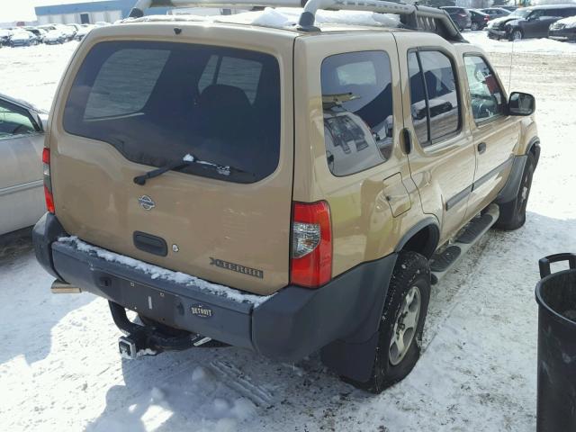 5N1ED28Y81C563941 - 2001 NISSAN XTERRA XE GOLD photo 4