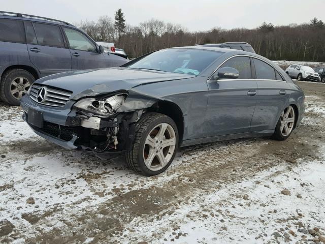 WDDDJ75X46A062488 - 2006 MERCEDES-BENZ CLS 500C BLUE photo 2