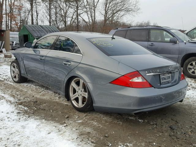 WDDDJ75X46A062488 - 2006 MERCEDES-BENZ CLS 500C BLUE photo 3