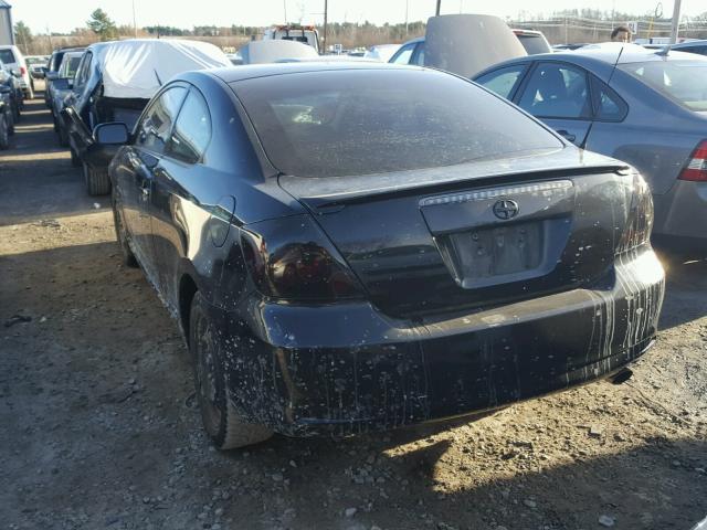 JTKDE167880250202 - 2008 TOYOTA SCION TC BLACK photo 3