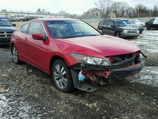 1HGCS12849A018364 - 2009 HONDA ACCORD EXL RED photo 1