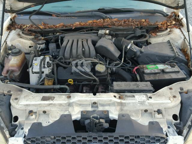 1FAFP55U41A194452 - 2001 FORD TAURUS SES WHITE photo 7